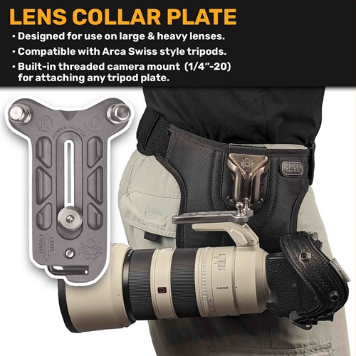 Lens Collar Plate, for better balance