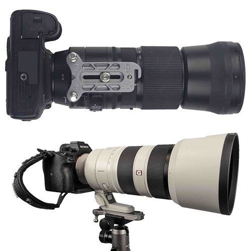 Attaches to the lens collar