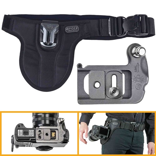 SpiderPro Single Camera Belt, Holster and Camera Plate