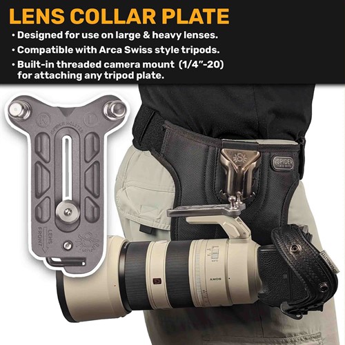 Lens Collar Plate, for better balance