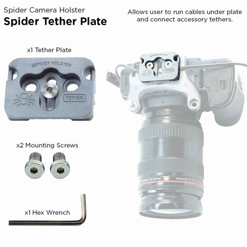 Attach directly to your camera's tripod mount hole