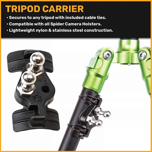 Tripod Leg Adapter is crafted from nylon composite