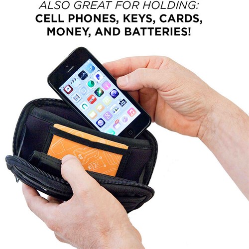 Also giving you space for your phone, credit cards