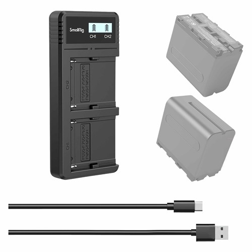 SmallRig Battery Charger 4086 for NP-F Batteries