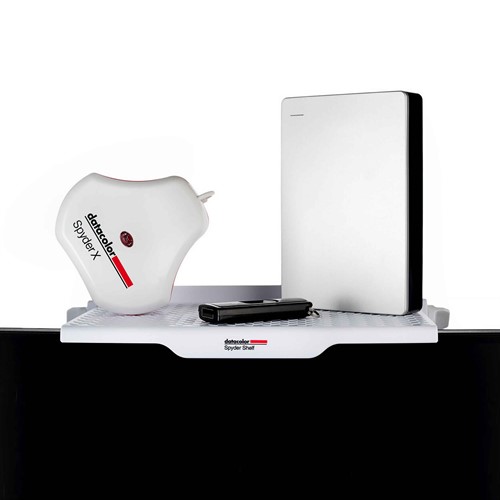 Mounts onto the monitor