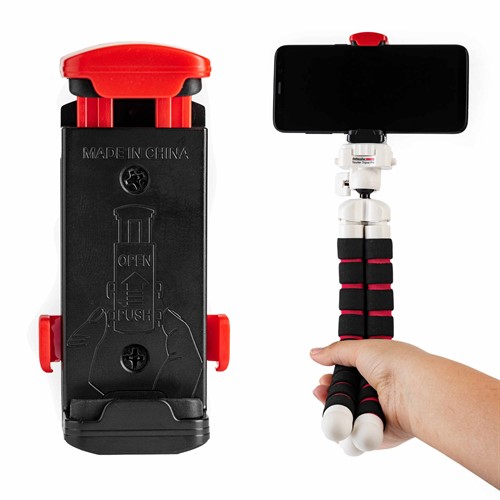 Comes with a smartphone holdercomes with a GoPro mount, smartphone holde