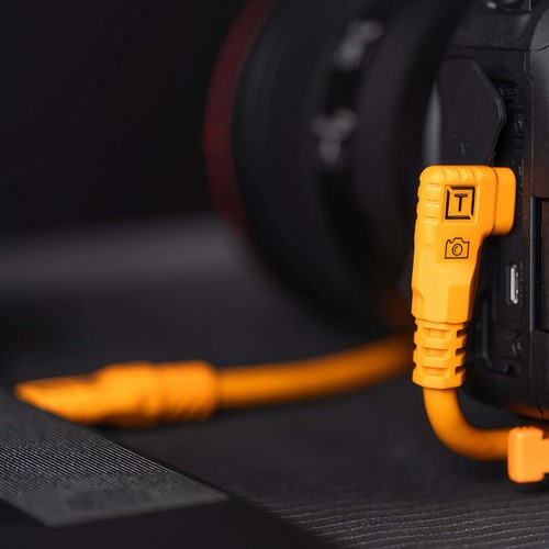 The right angle giving a good camera grip