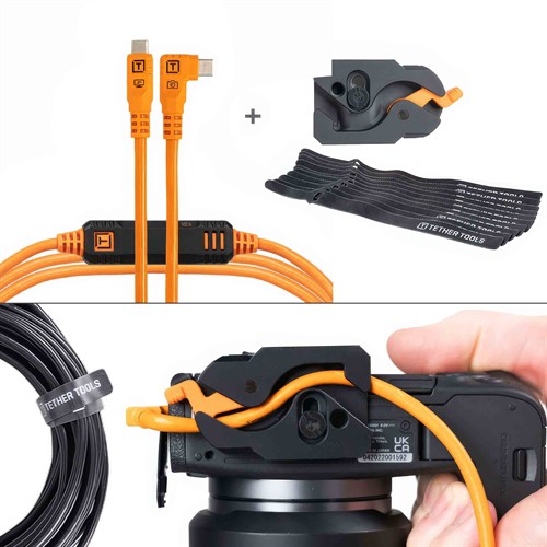 LeverLock & Cable Kit, Optima 10G, 4.6m, Straight to Right