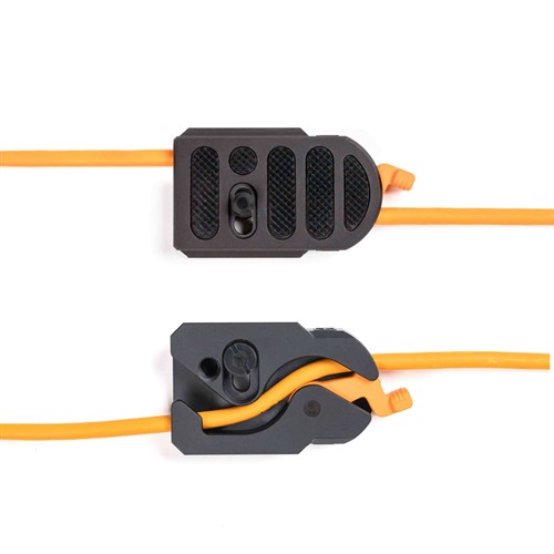 Ingenious cable locking, low weight