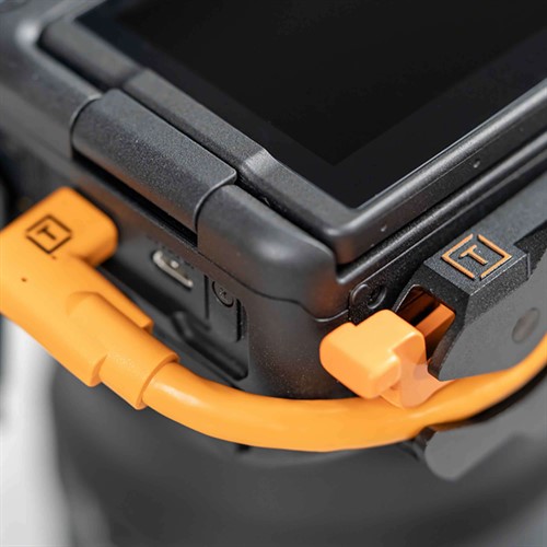 Protects the camera's connections