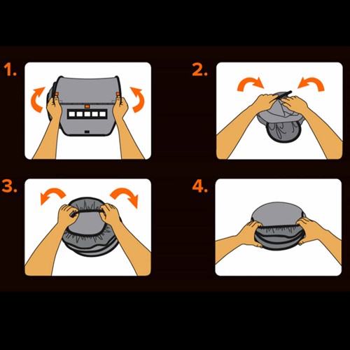How to fold Aero Sunshade