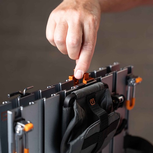 Keeps workstation secure during transport
