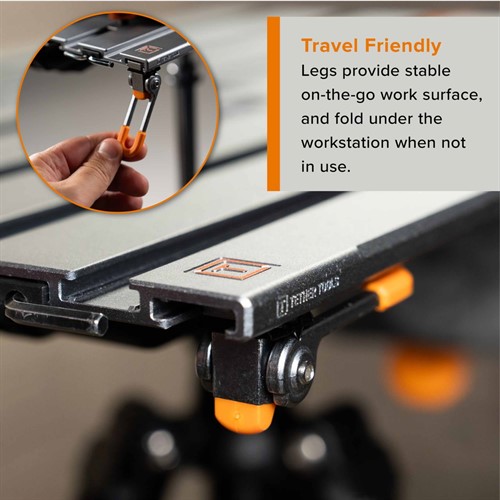 The AeroTrac Workstation Legs are the ideal support