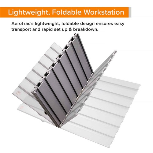 AeroTrac folds in half