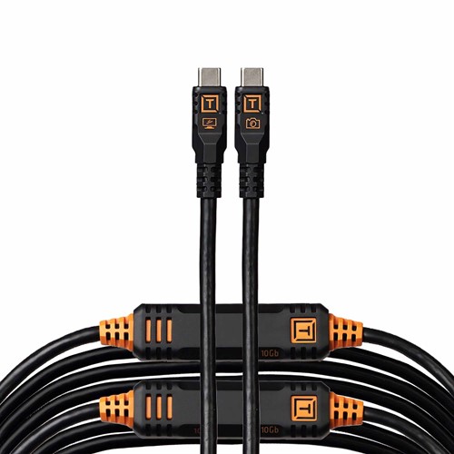 TetherPro Optima 10G USB-C, 9.4m, Straight, Black