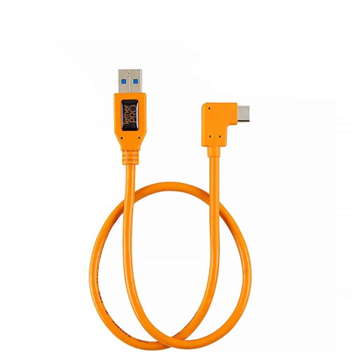 TetherPro USB 3.0 to USB-C Right Angle Cable 50cm | Pigtail