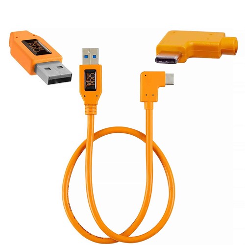 TetherPro USB 3.0 til USB-C högerv. Adapter