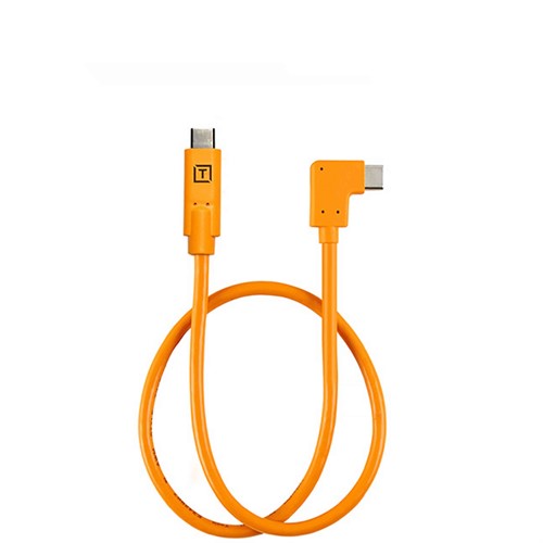 TetherPro USB-C to USB-C Right Angle 50cm| Pigtail