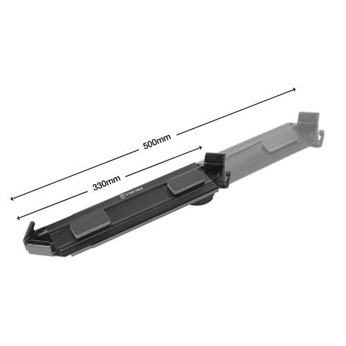 Ställbar storlek 330mm till 500mm