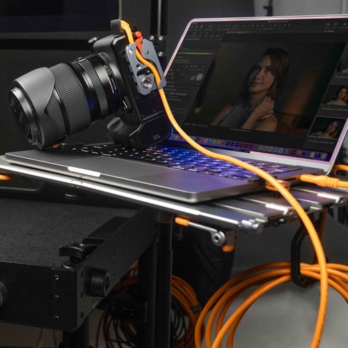 Camera-mounted cable management