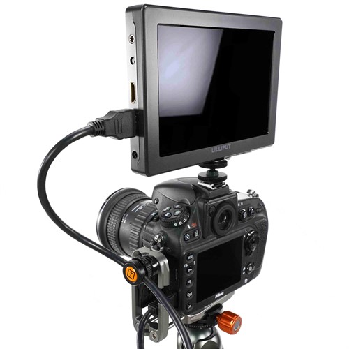 Perfekt kabellås i kombination med camera cage, kamerabur