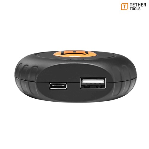 USB-C och USB-A utgångar