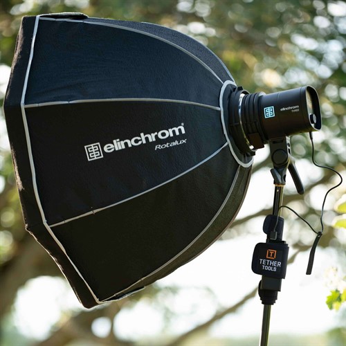 Håller powerbank säkert vid stativ