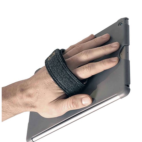 Skapar ett säkert grepp på surfplattan