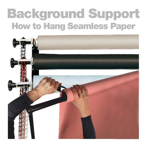 How to hang seamless paper