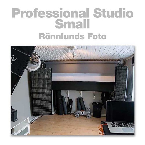 Mini sized professional photo studio