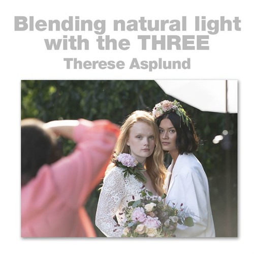 Blending natural light with flash light | Therese Asplund